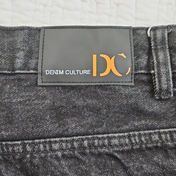 DC Denim Culture Jeans Men's 36x32 Black Fade Denim Skater Goth Grunge EUC LN - Picture 6 of 16